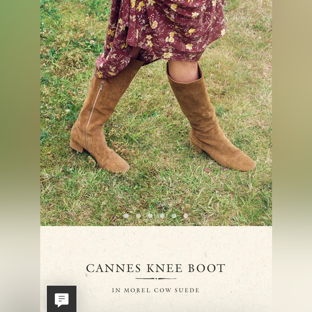 DOEN Cannes Knee Boot (never been worn) / size 10 (size 40.5 European)